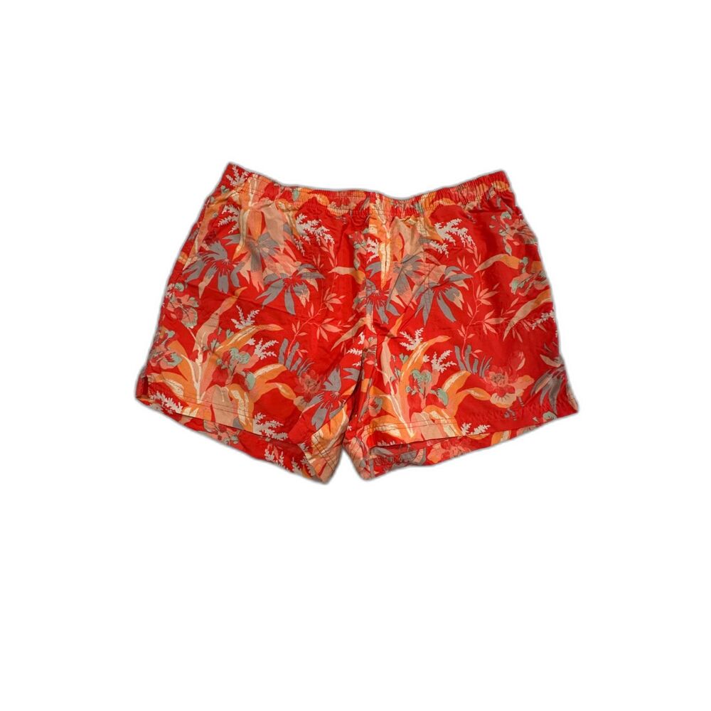Columbia Orange Floral Shorts Size XL